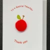 To a special teacher - Pom Pom greeting card