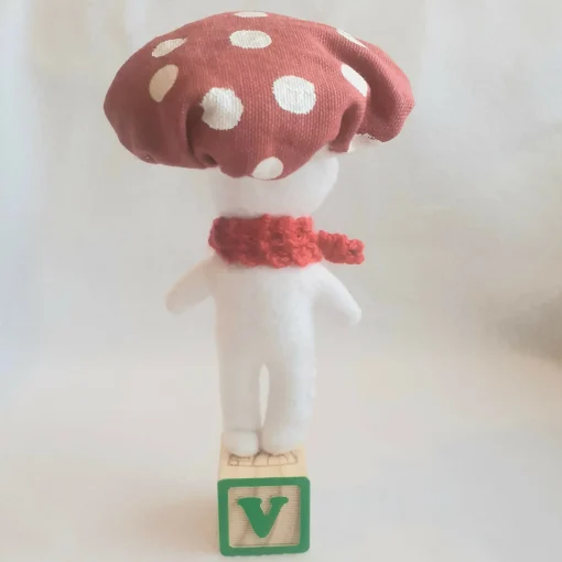 Toadstool ( Red Scarf) Ornament