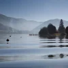 Ullswater ripples - print in A4 mount