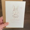 Welcome Little One Rabbit Card