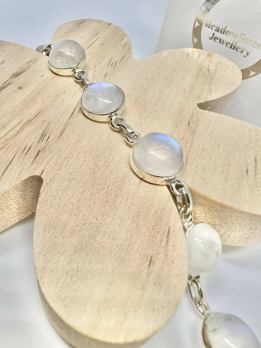White moonstone bracelet
