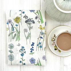 Wildflowers Linen Tea Towel | Durable & Eco-Friendly | Art & Soul