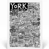 York Landmarks Greeting | Hand-Drawn Lyric | Art & Soul