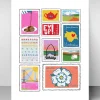 Yorkshire Stamp Collection Print for Unique Wall Art | Art & Soul
