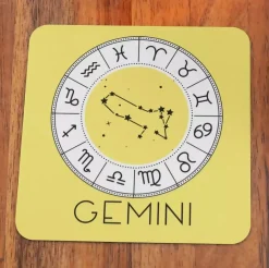 Zodiac Star Signs Coaster CONSTELLATION Design
