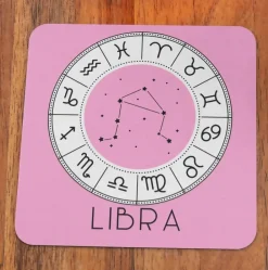 Zodiac Star Signs Coaster CONSTELLATION Design