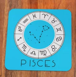 Zodiac Star Signs Coaster CONSTELLATION Design