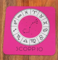 Zodiac Star Signs Coaster CONSTELLATION Design