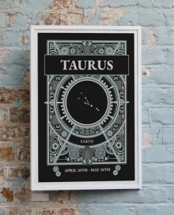 Zodiac Star Signs Postcard CONSTELLATION Design