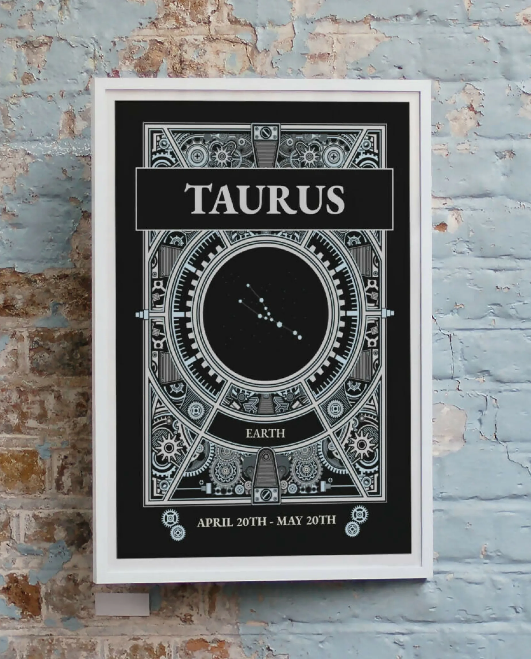 Zodiac Star Signs Postcard CONSTELLATION Design