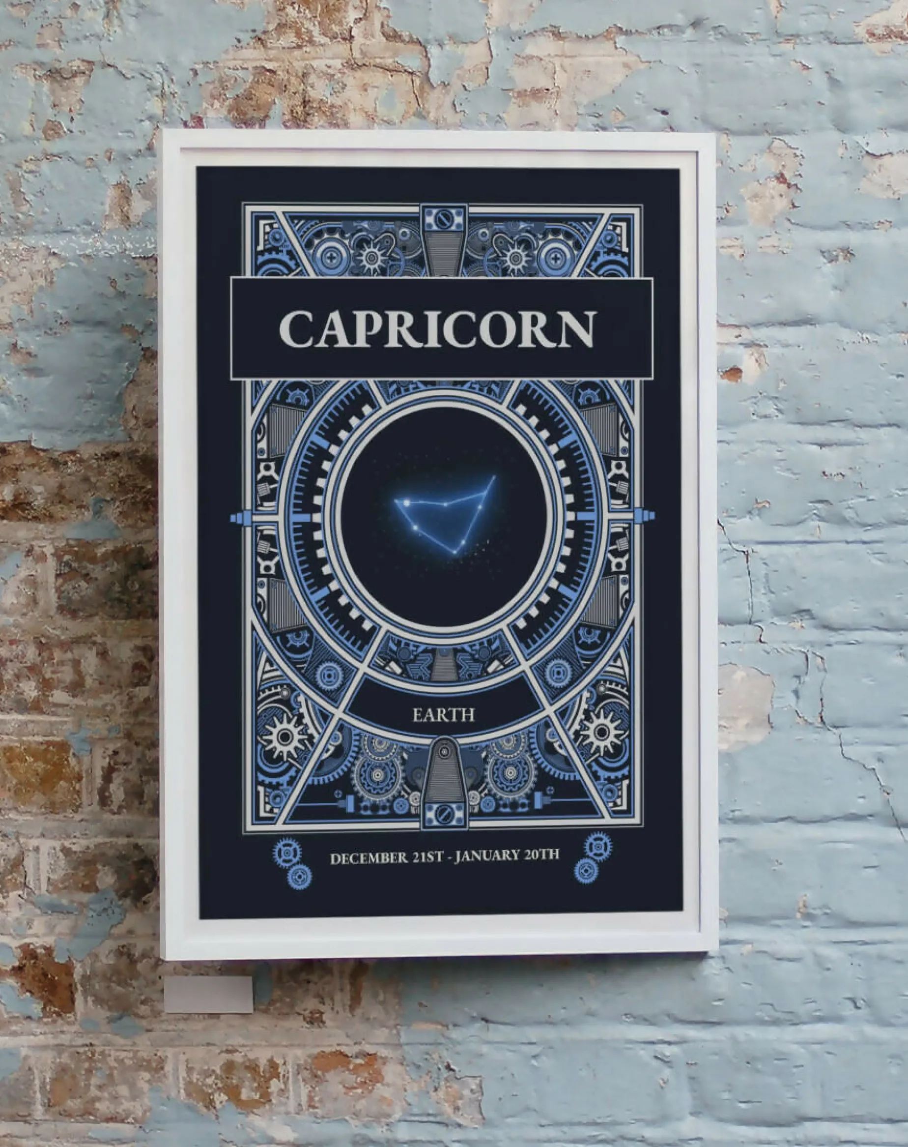 Zodiac Star Signs Postcard CONSTELLATION Design