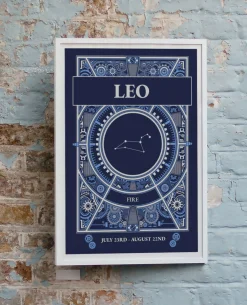 Zodiac Star Signs Postcard CONSTELLATION Design